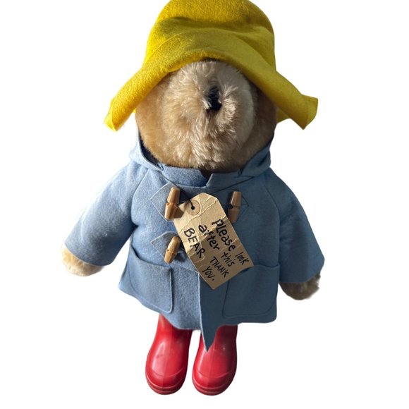 Vintage Paddington the Bear with red boots and yellow hat - Picture 1 of 10